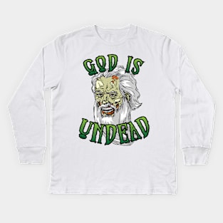 "God is UnDead" Kids Long Sleeve T-Shirt